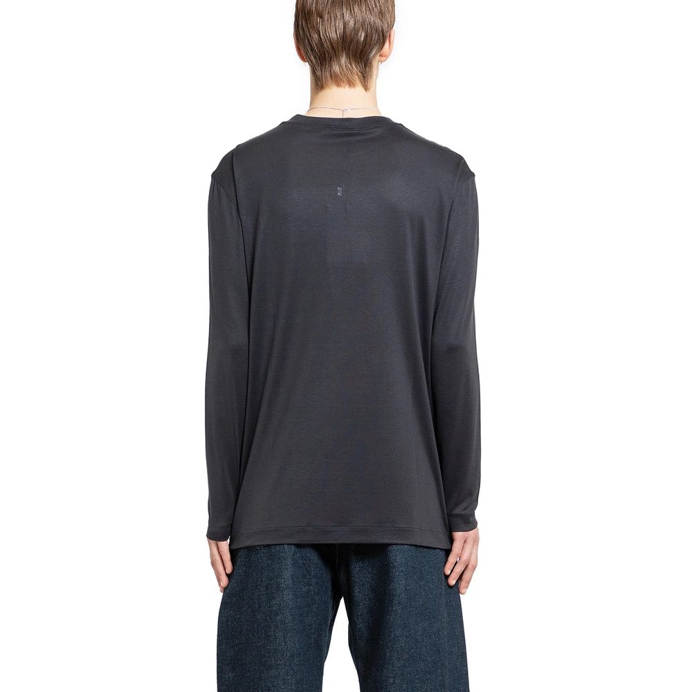 Lemaire Langärmeliges Seiden-T-Shirt