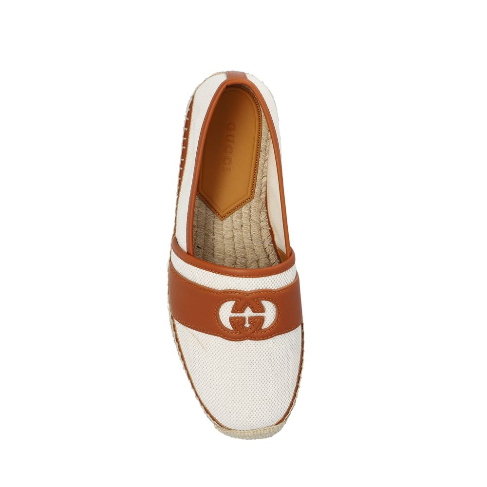 Gucci GG Espadrilles aus Segeltuch
