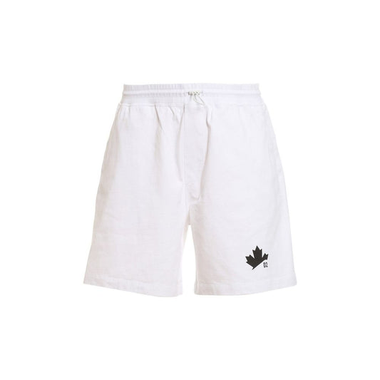 Dsquared² Weiße Baumwoll-Shorts