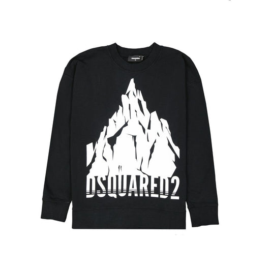 Dsquared² Schwarzer Baumwoll-Sweatshirt