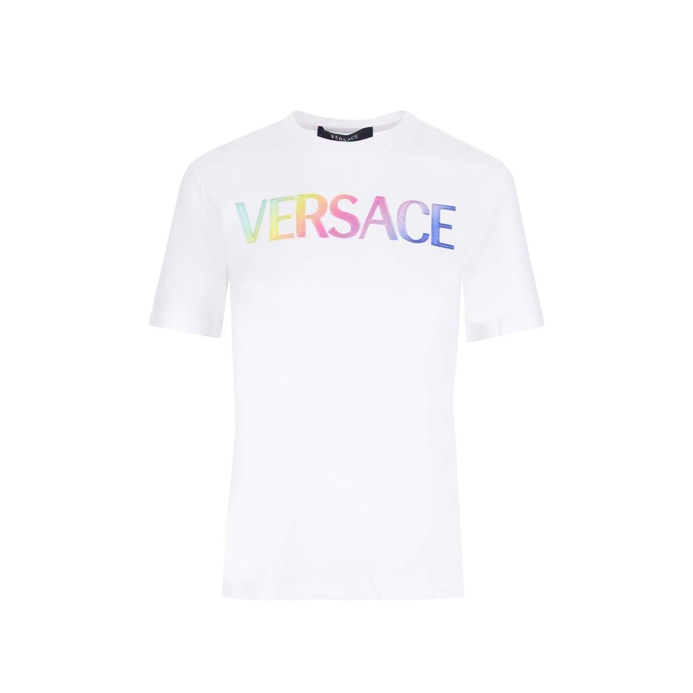 Versace T-Shirt mit Logo aus Baumwolle