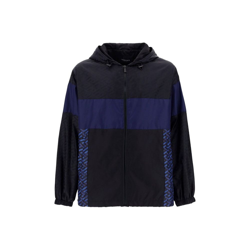 Versace Windbreaker-Jacke mit Kapuze