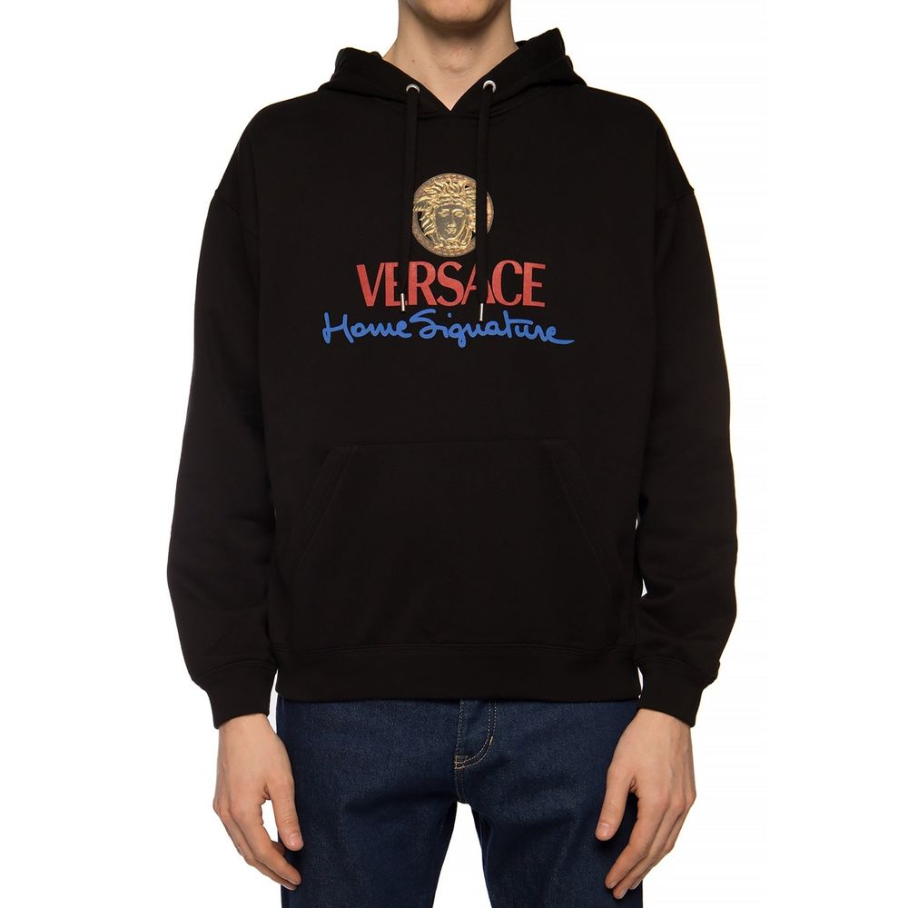 Versace Logo-Sweatshirt mit Kapuze