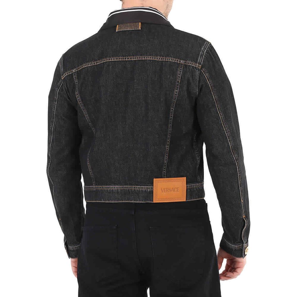 Versace Denim-Jacke mit Medusa-Motiv