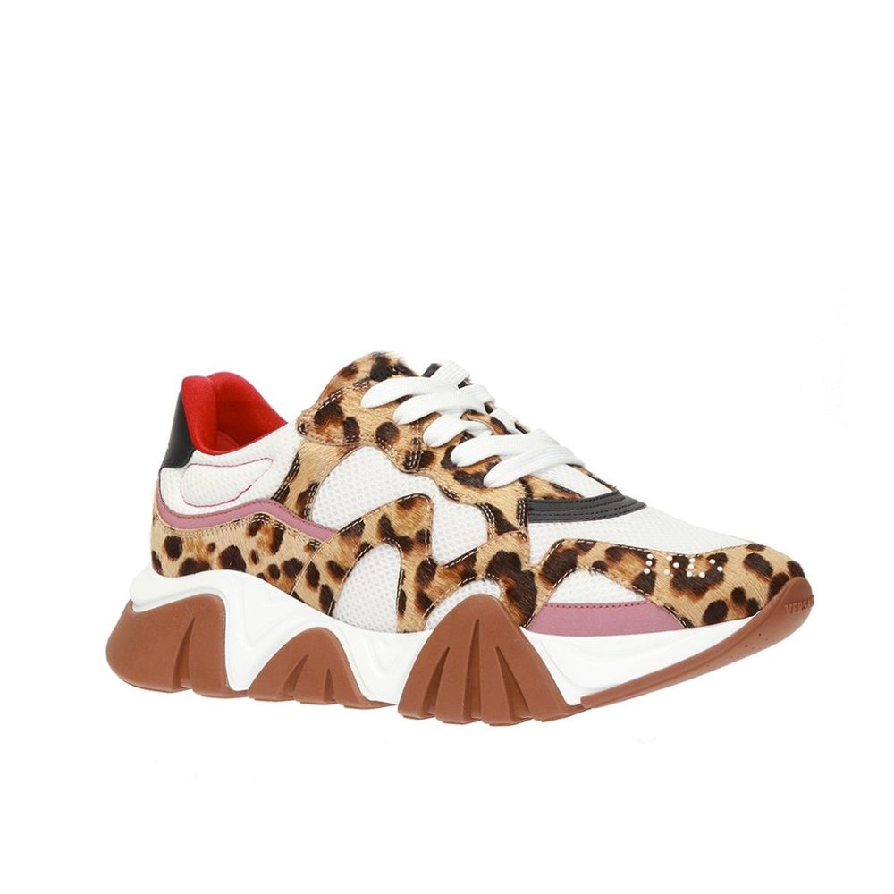 Versace Squalo Leopard Turnschuhe