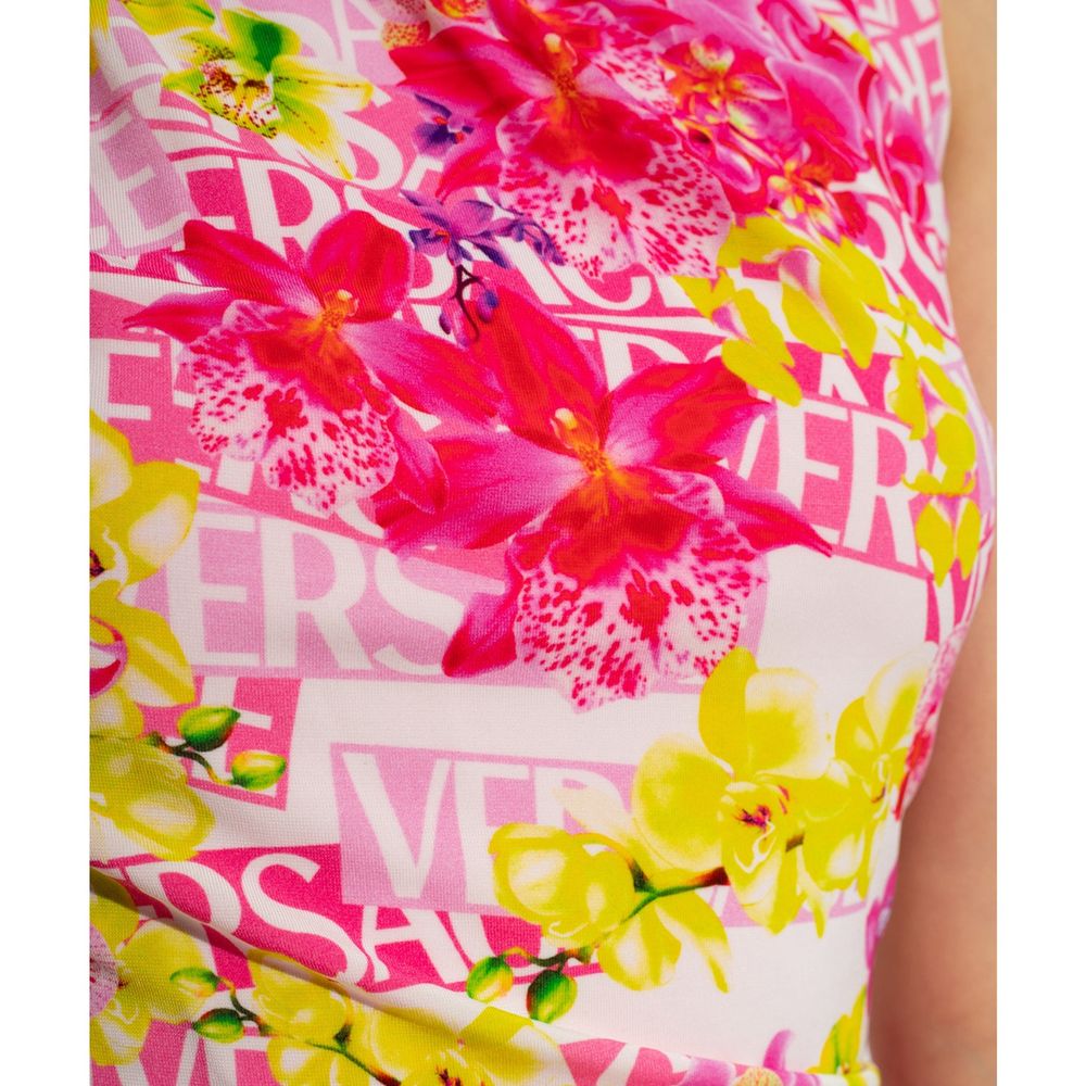 Versace Ärmelloses bedrucktes Top