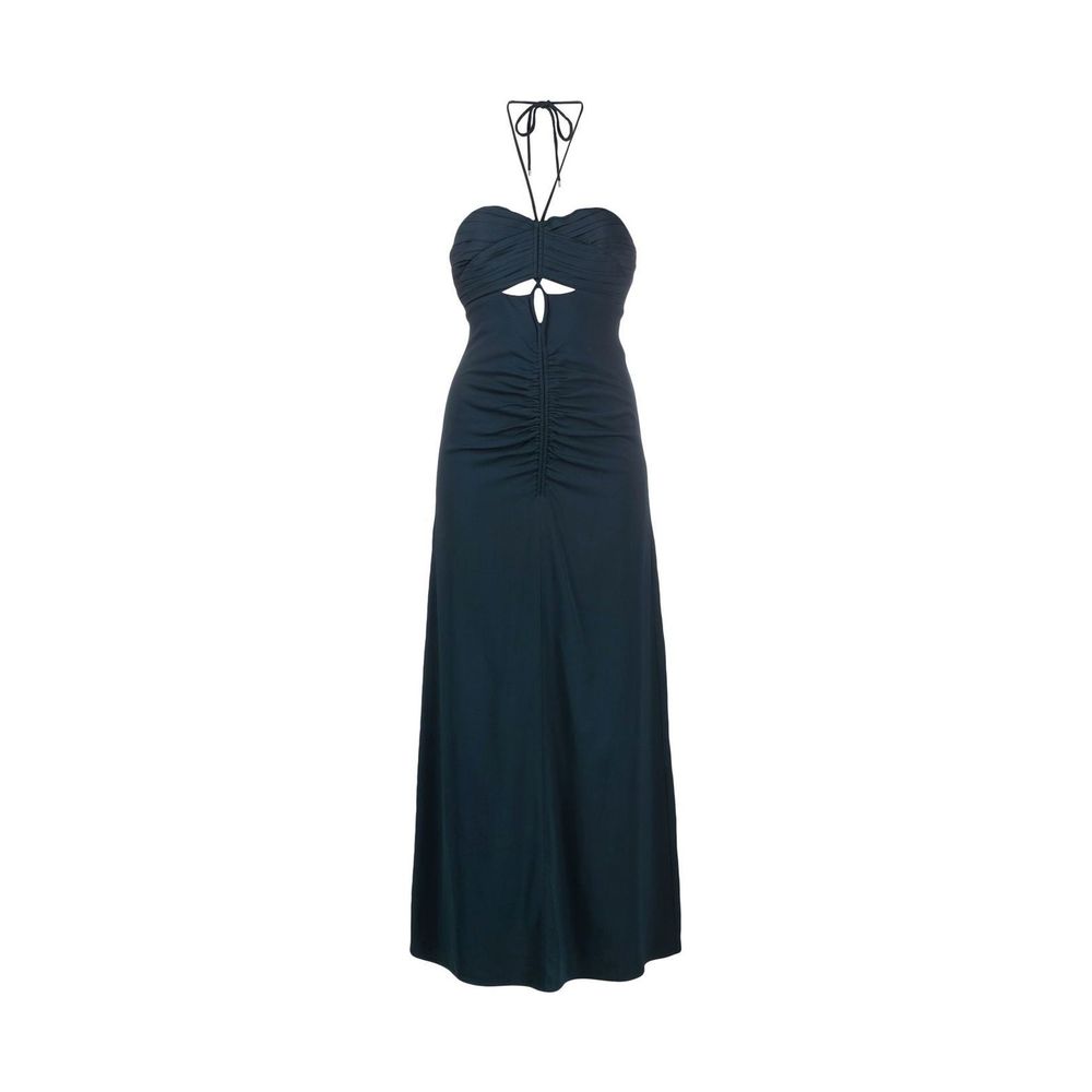 Self-Portrait Maxikleid mit Rüschenausschnitt