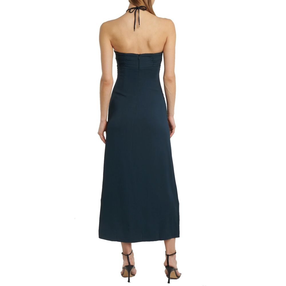Self-Portrait Maxikleid mit Rüschenausschnitt