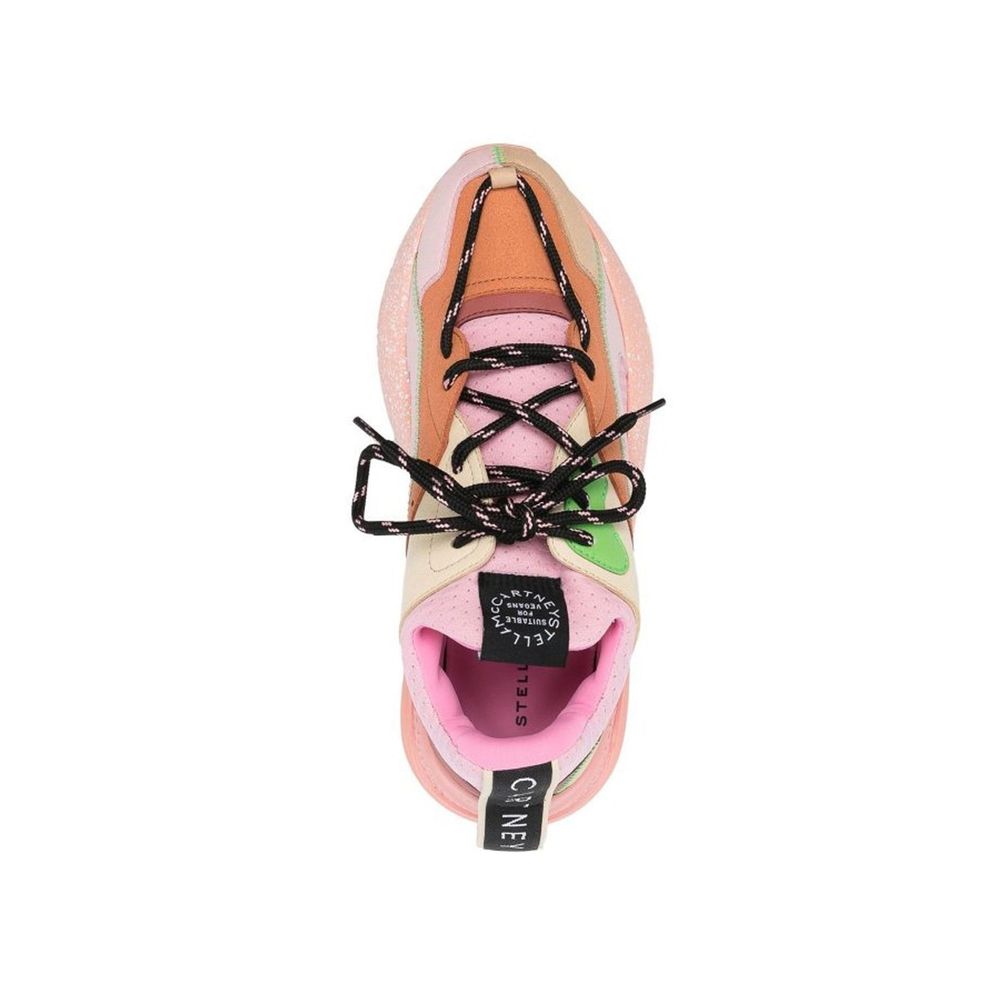 Stella McCartney Klobige Sneaker aus orangefarbenem Polyethylen