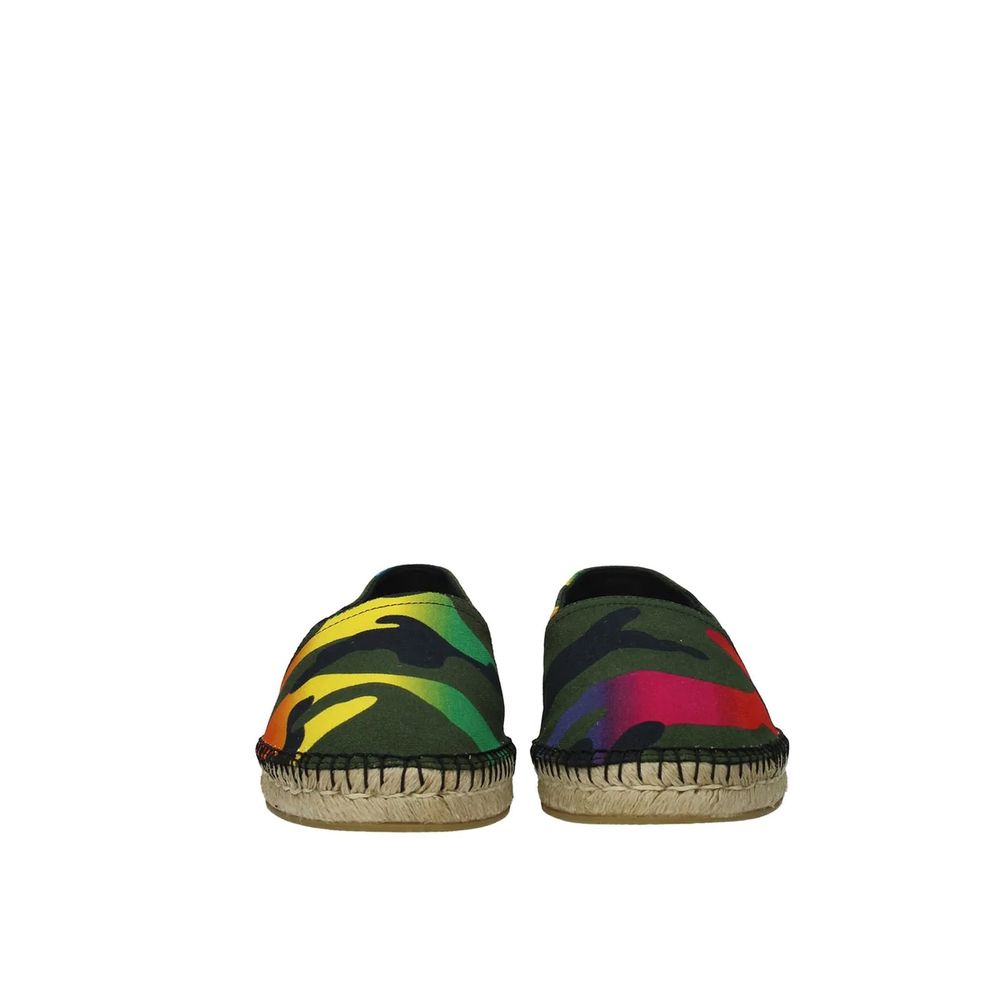 Valentino Garavani Grüne Espadrilles aus Canvas