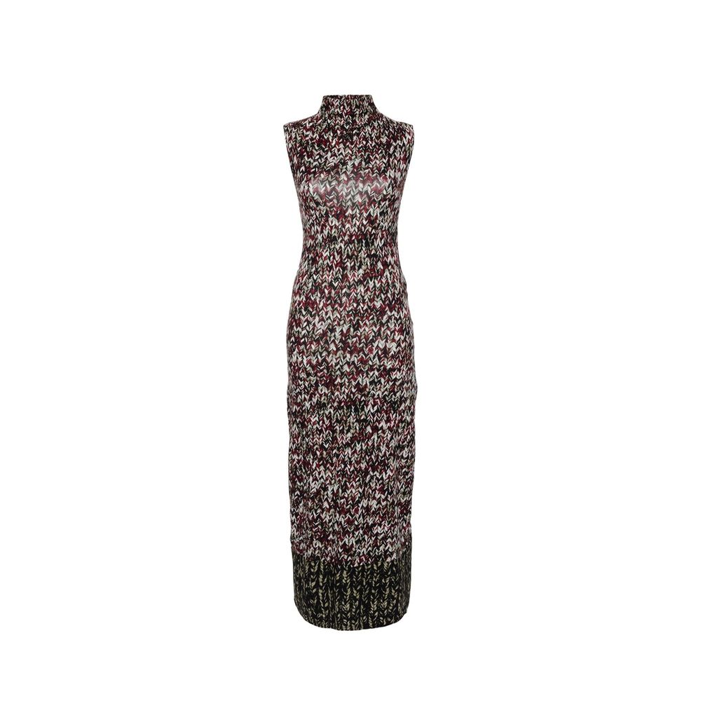 Loewe Langes Kleid mit Strickmuster
