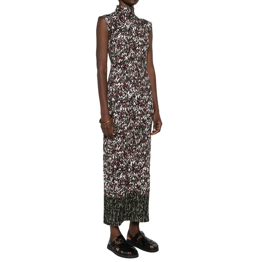 Loewe Langes Kleid mit Strickmuster
