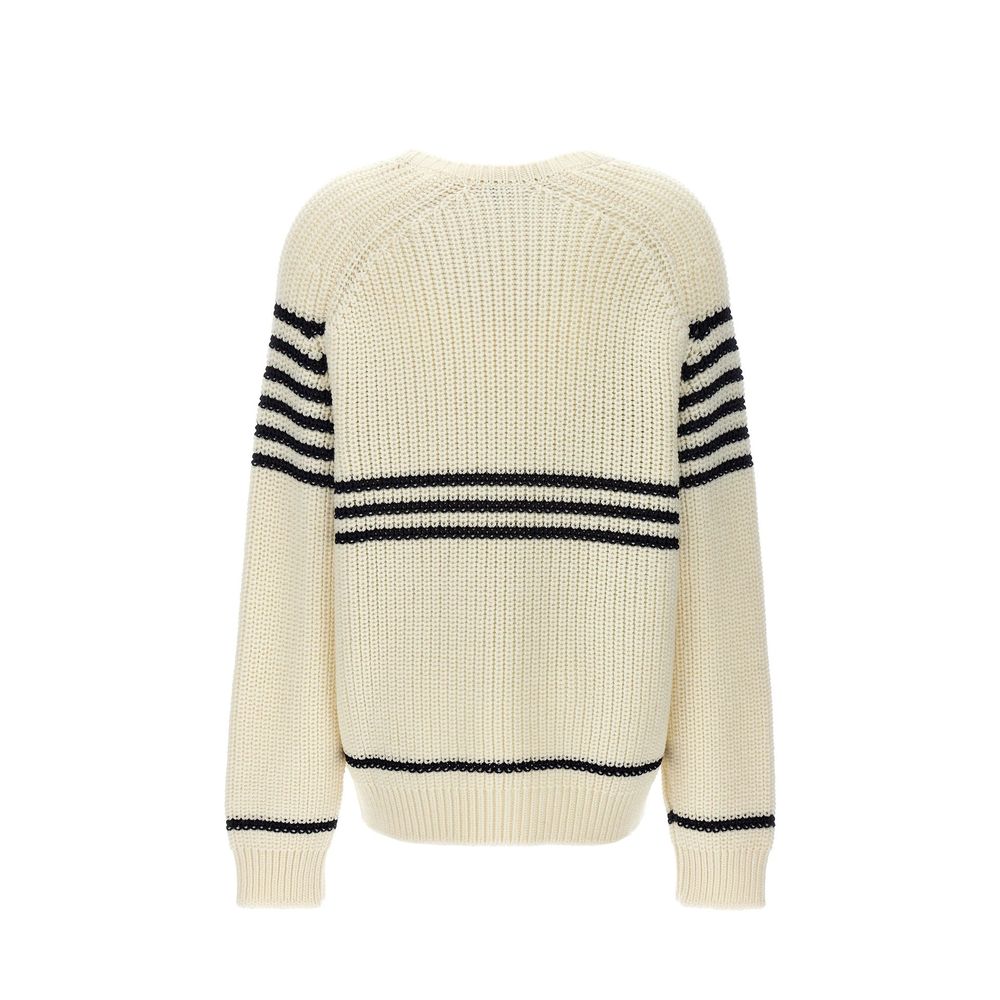Loewe Gestreifter Pullover aus Wollmischung