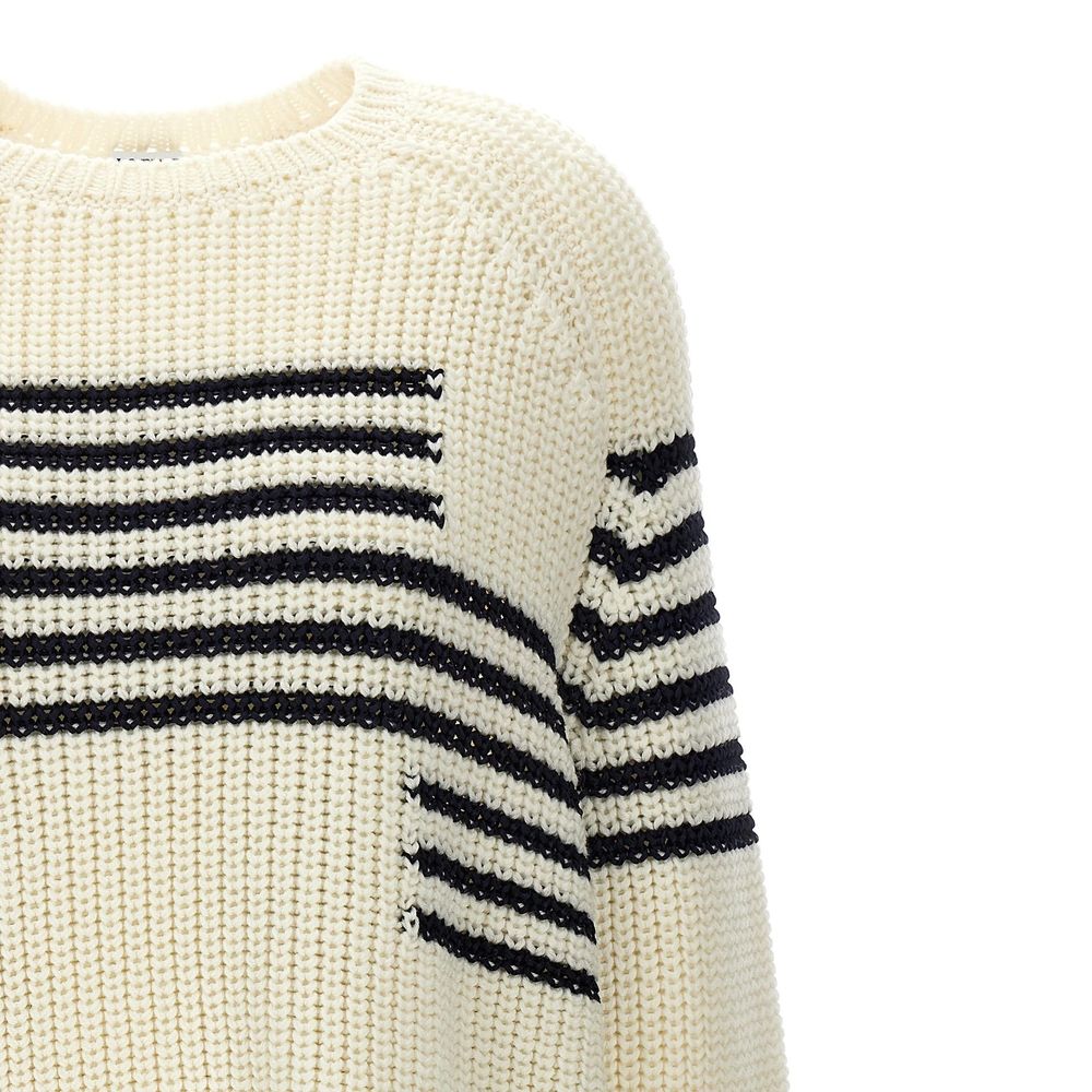 Loewe Gestreifter Pullover aus Wollmischung