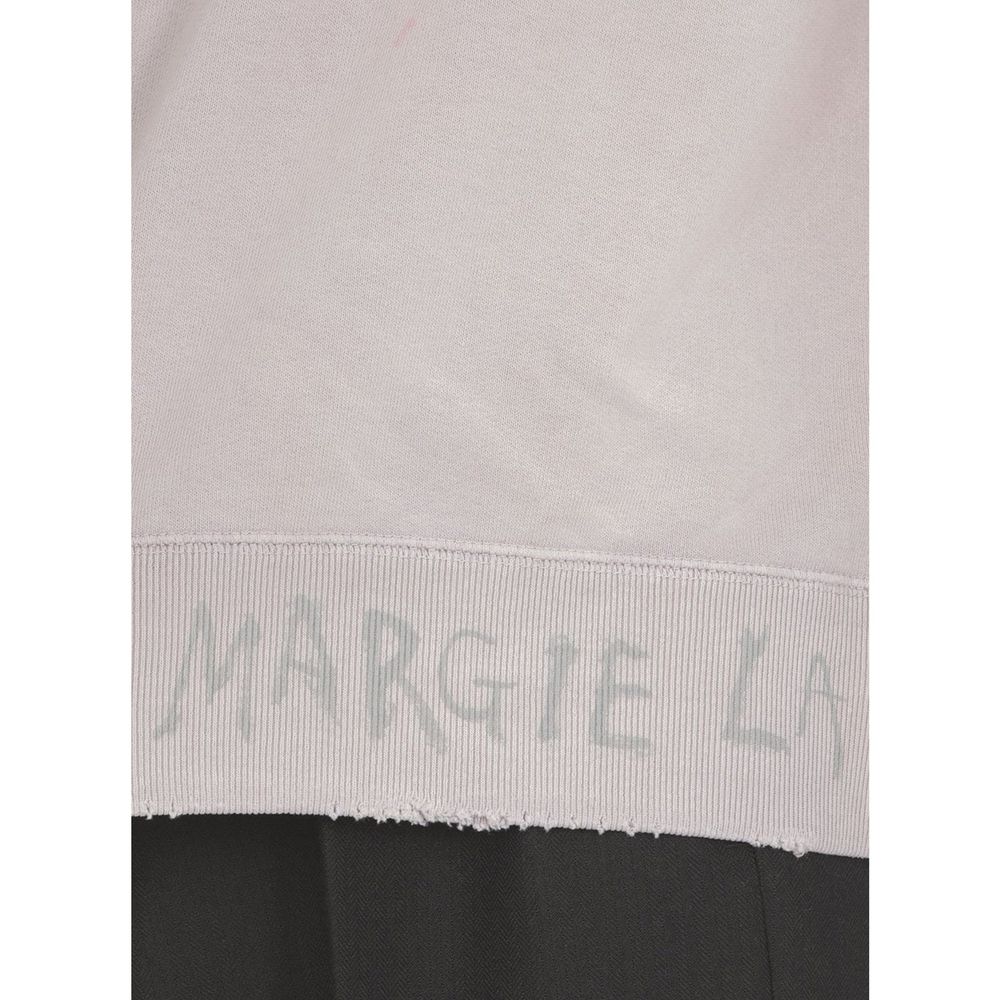 Maison Margiela Lila Baumwoll-Sweatshirt