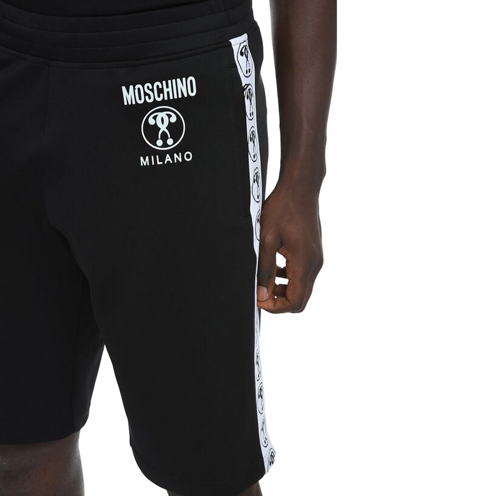 Moschino Couture Schwarze Elastan-Shorts