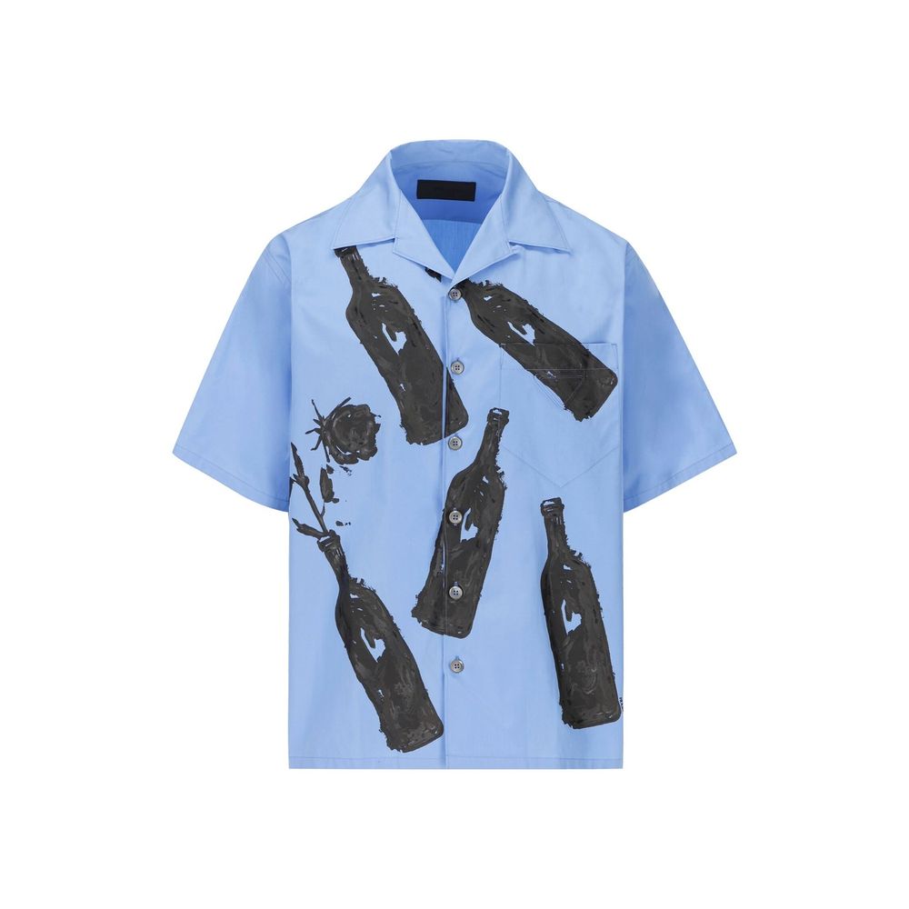 Prada Bedrucktes Baumwollhemd