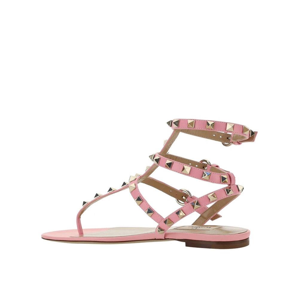 Valentino Garavani Sandalen mit bunten Kalbshautriemen