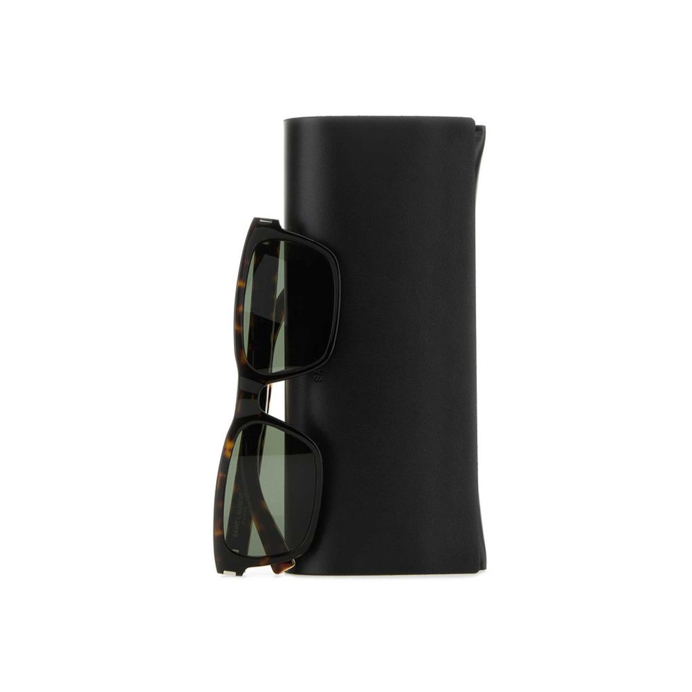 Saint Laurent Braune Sonnenbrille aus Acetat