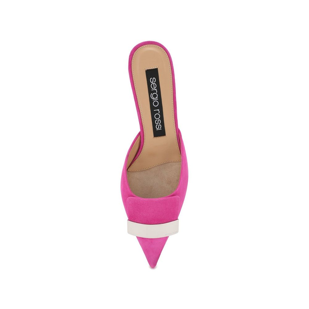 Sergio Rossi Bunte Kalbshaut-Mules