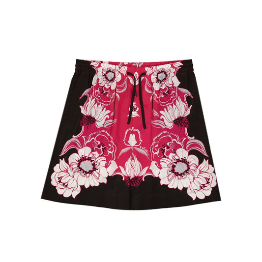 Valentino Seiden-Shorts im Multicolor-Look