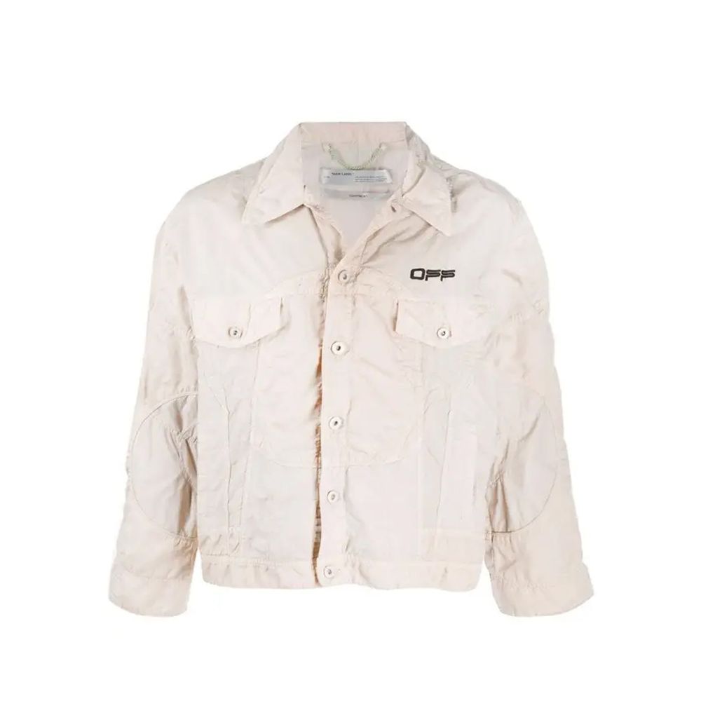 Off-White Logo Windbreaker Bomberjacke