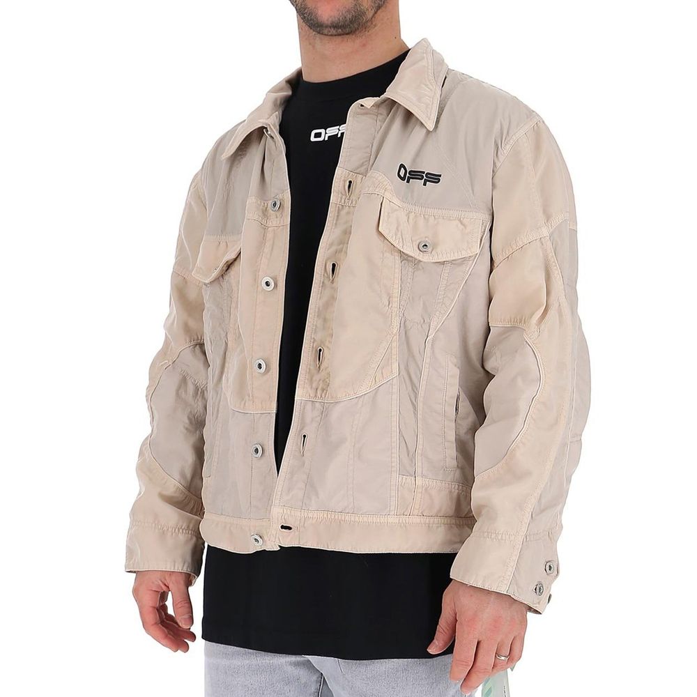 Off-White Logo Windbreaker Bomberjacke