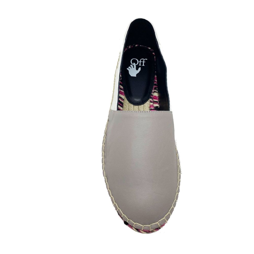 Off-White Espadrilles aus Leder