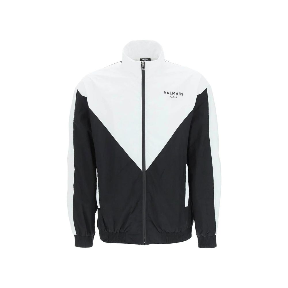Balmain Polyamid-Jacke in Schwarz