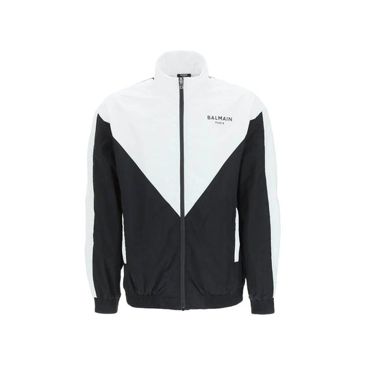 Balmain Polyamid-Jacke in Schwarz