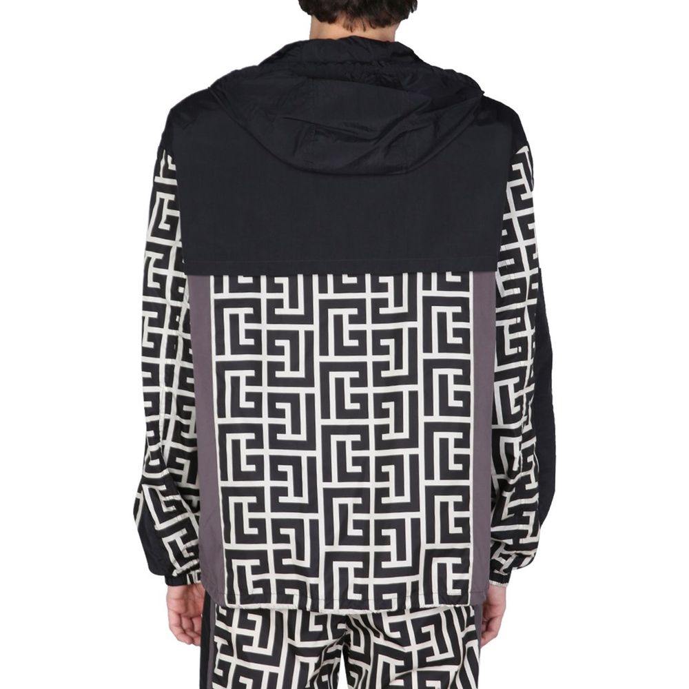 Balmain Schwarze Nylon-Jacke