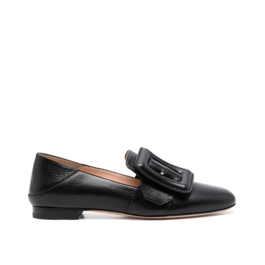 Bally Schwarze Loafer aus Kalbsleder