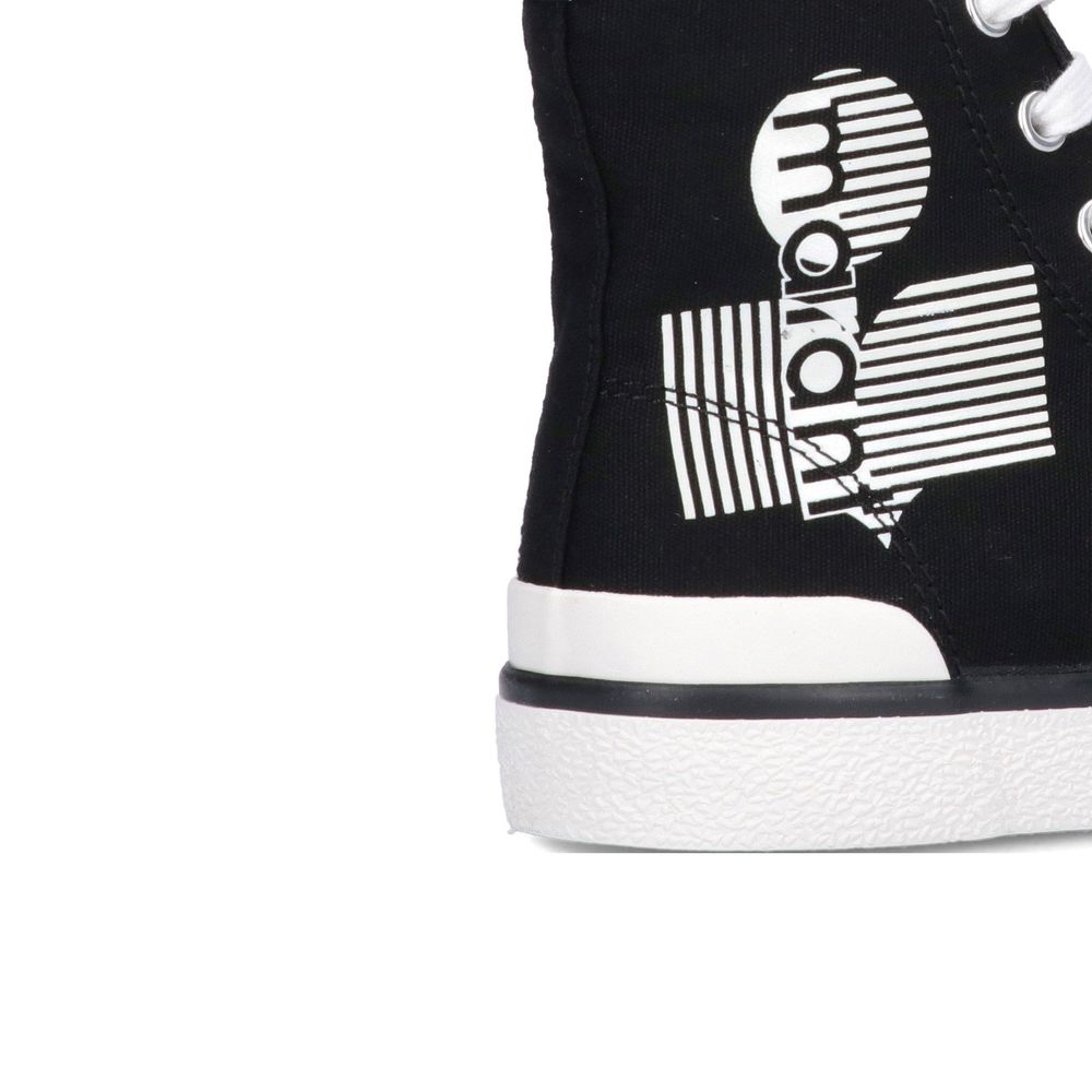 Isabel Marant Schwarze High-Top-Sneaker aus Canvas