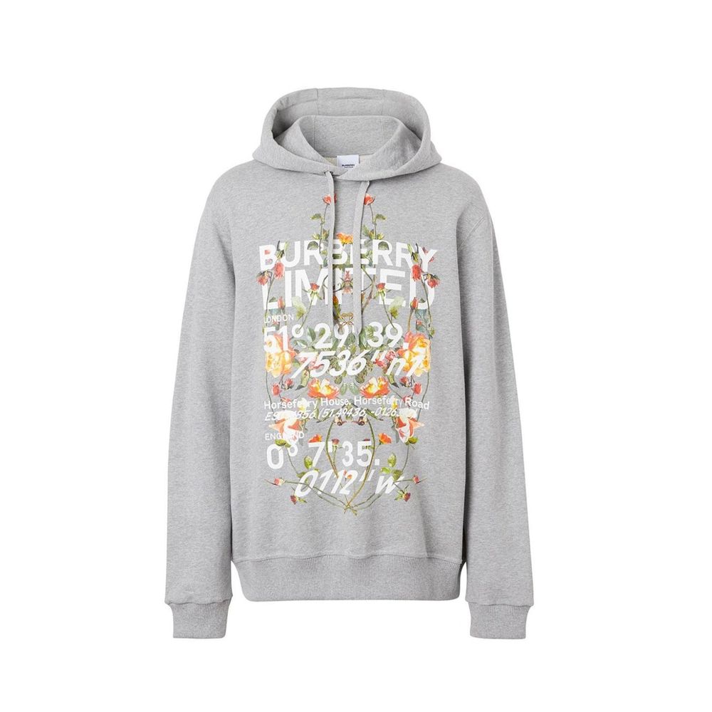 Burberry Logo-Baumwollpullover
