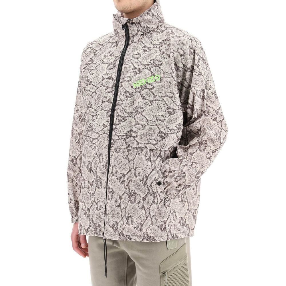 Kenzo Bedruckte Jacke mit Schlangenhaut