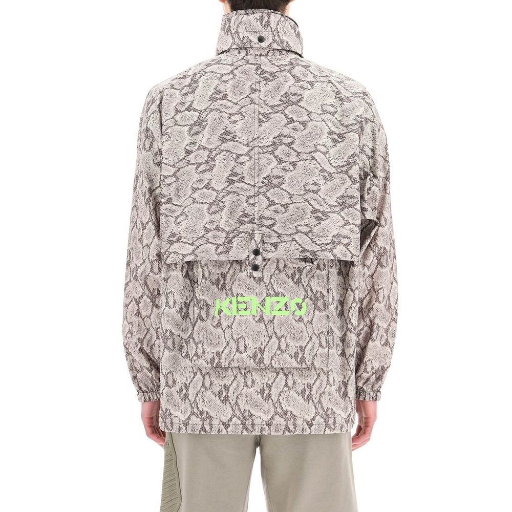 Kenzo Bedruckte Jacke mit Schlangenhaut