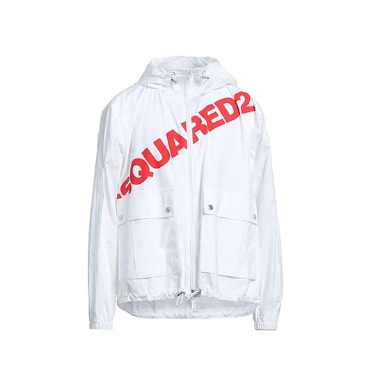 Dsquared² Baumwolljacke in Muschelweiß