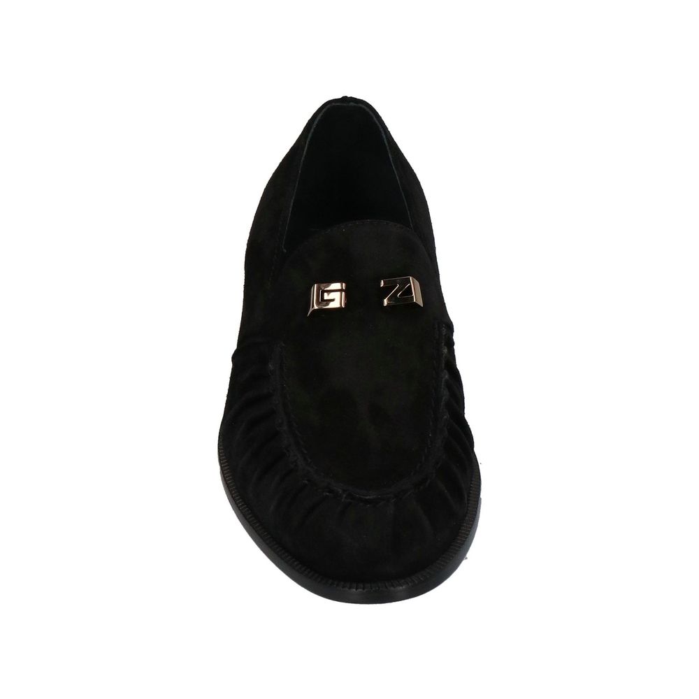 Giuseppe Zanotti Schwarze Loafer aus Kalbsleder