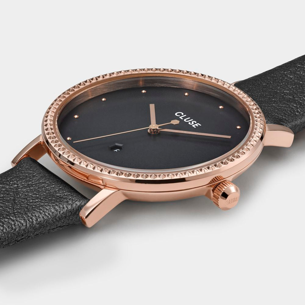 Cluse Graue Lederuhr