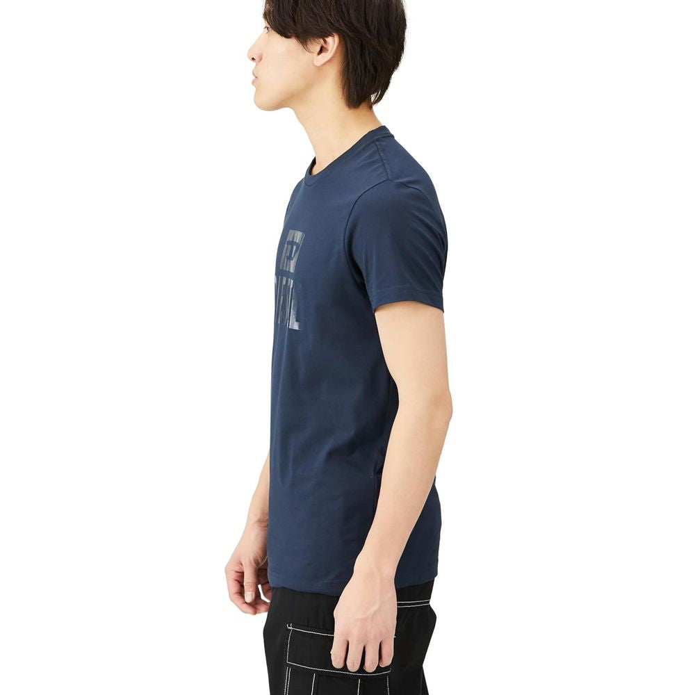 Diesel T-Shirt aus blauer Baumwolle