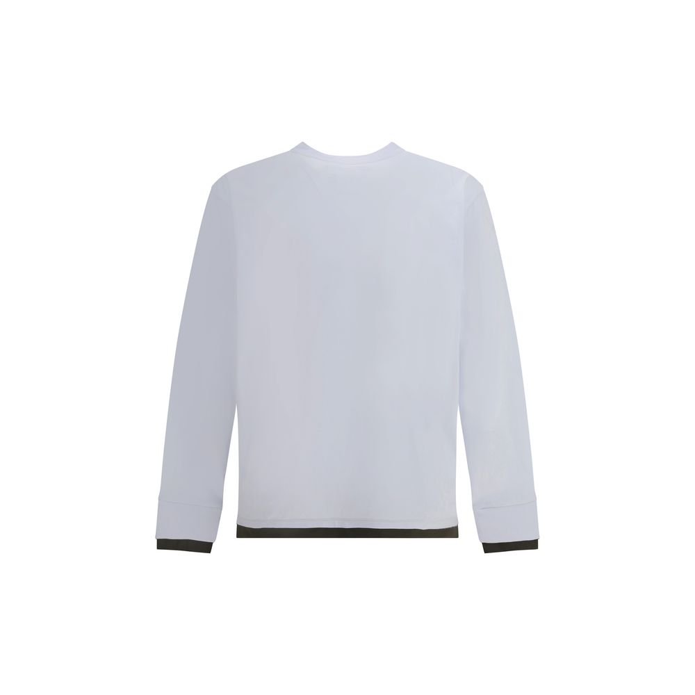 Sacai Baumwoll-Jersey mit langen Ärmeln