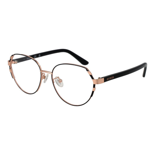 Guess Brille mit roségoldenem Metallrahmen