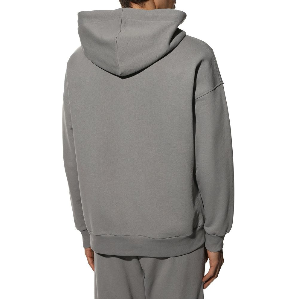 Hinnominate Graues Baumwoll-Sweatshirt mit Kapuze für Männer