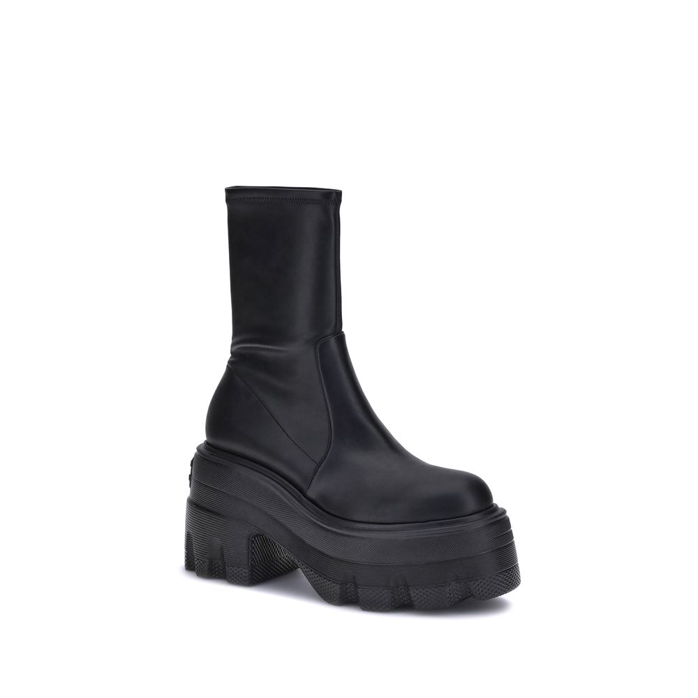 Casadei Kunstleder-Stiefeletten