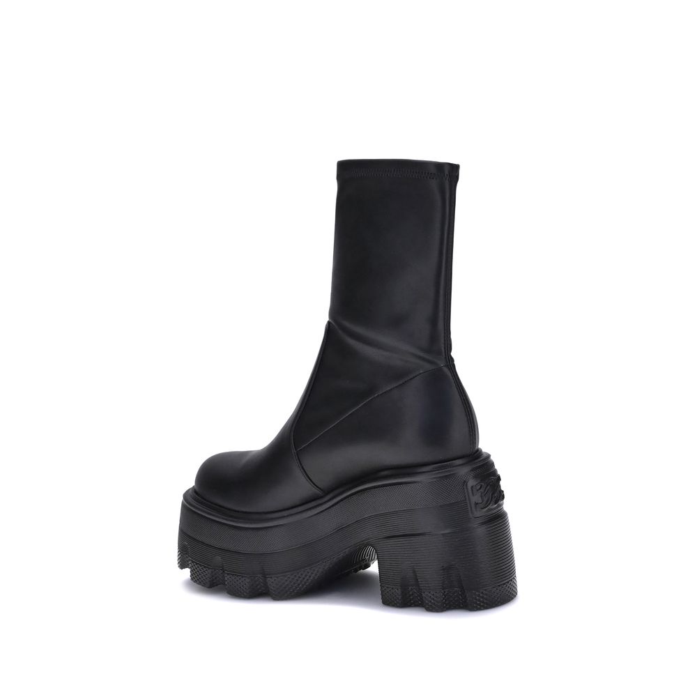 Casadei Kunstleder-Stiefeletten