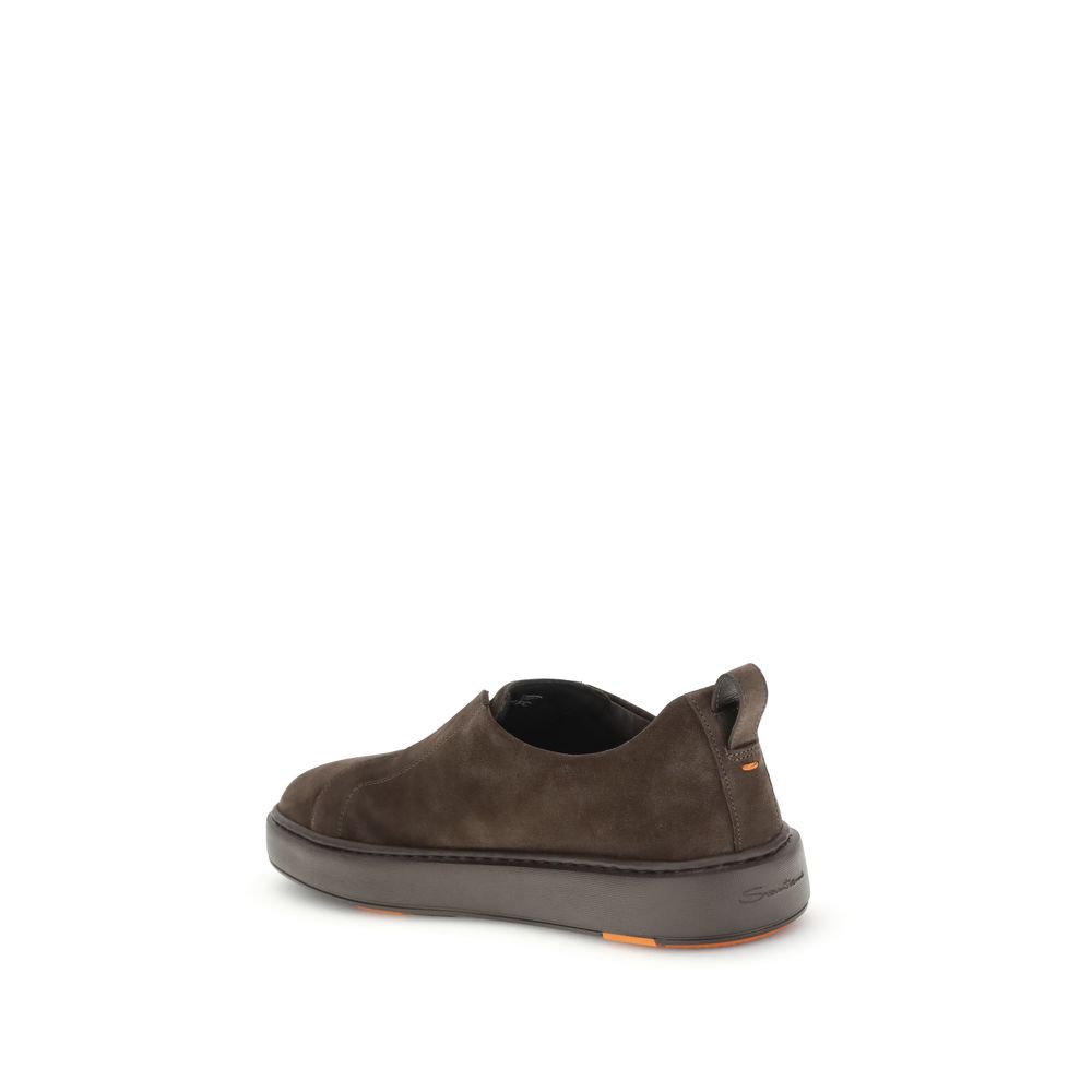Santoni Slipper aus Wildleder