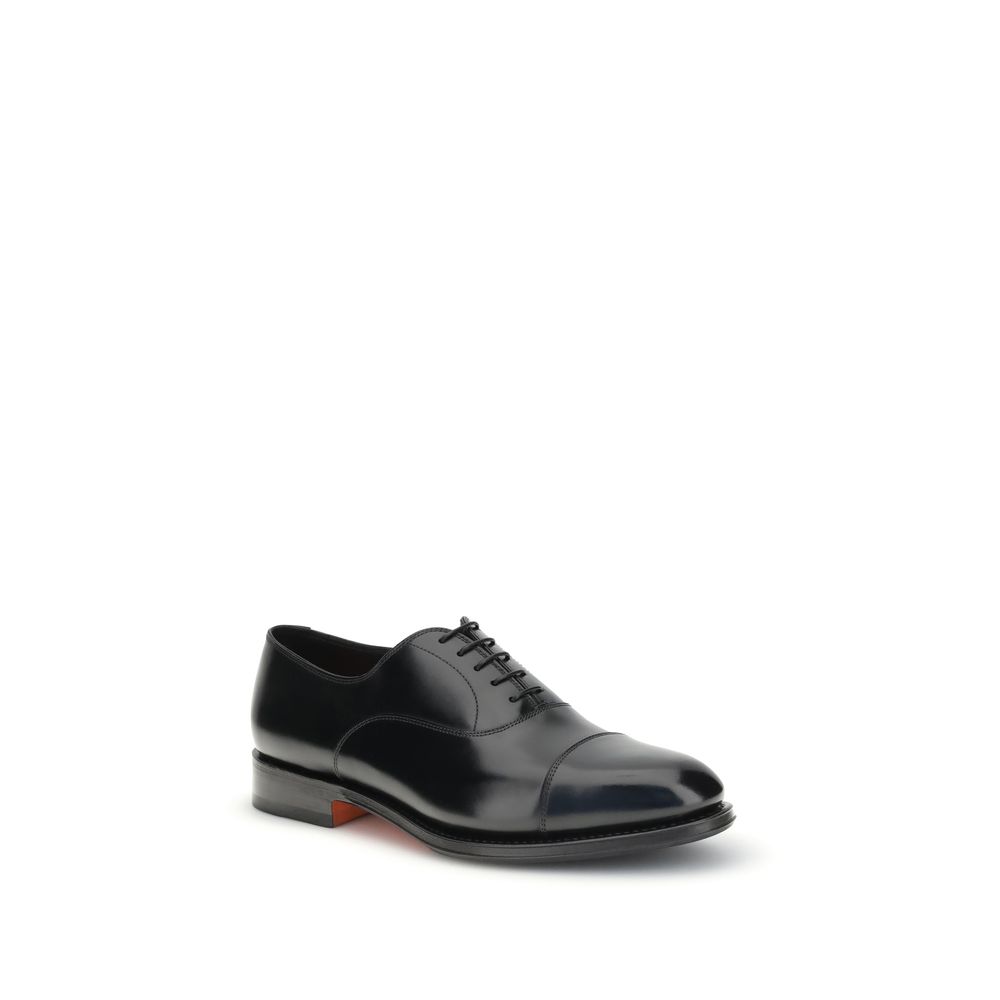 Santoni Leder-Schnürschuhe