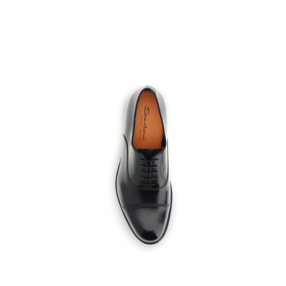 Santoni Leder-Schnürschuhe