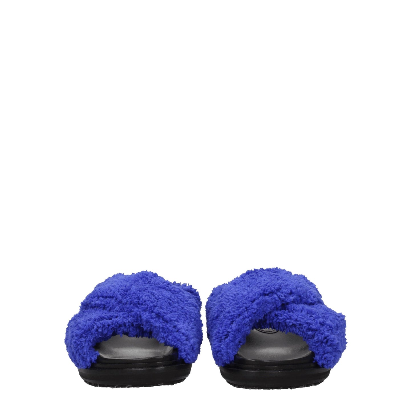 Marni Lila Stoffpantoffeln Sandalen