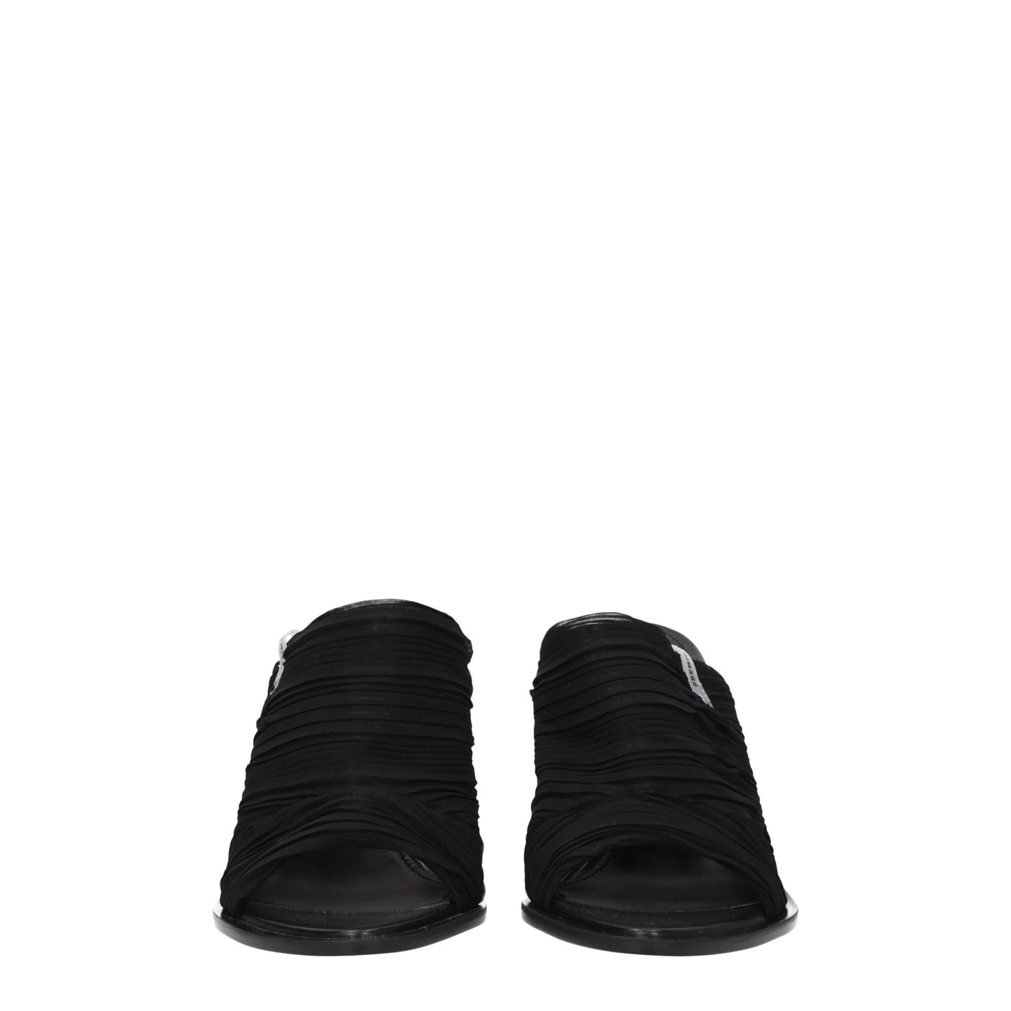 Premiata Schwarze Stoff-Plateaus